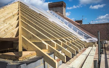 wooden roof trusses Coney Hall, Bromley